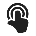 Tap Double SVG Icon